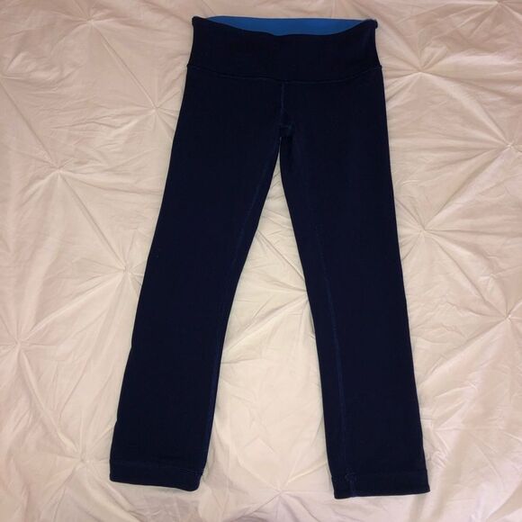 🍋Lululemon Cropped Reversible Leggings - Picture 6 of 7